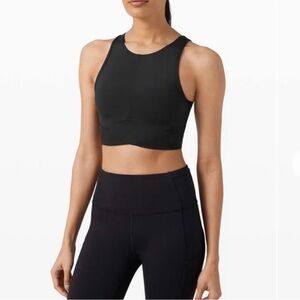 Black Final Mile Crop Tank